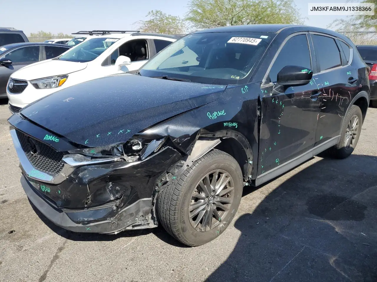 2018 Mazda Cx-5 Sport VIN: JM3KFABM9J1338366 Lot: 62770945
