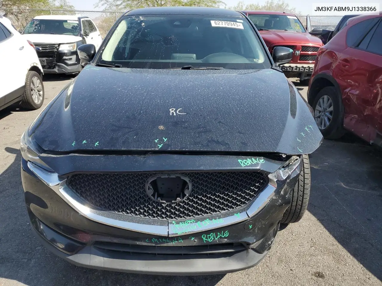 2018 Mazda Cx-5 Sport VIN: JM3KFABM9J1338366 Lot: 62770945