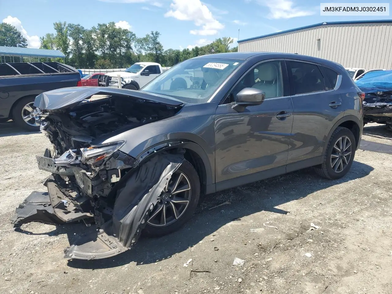 2018 Mazda Cx-5 Grand Touring VIN: JM3KFADM3J0302451 Lot: 63234555