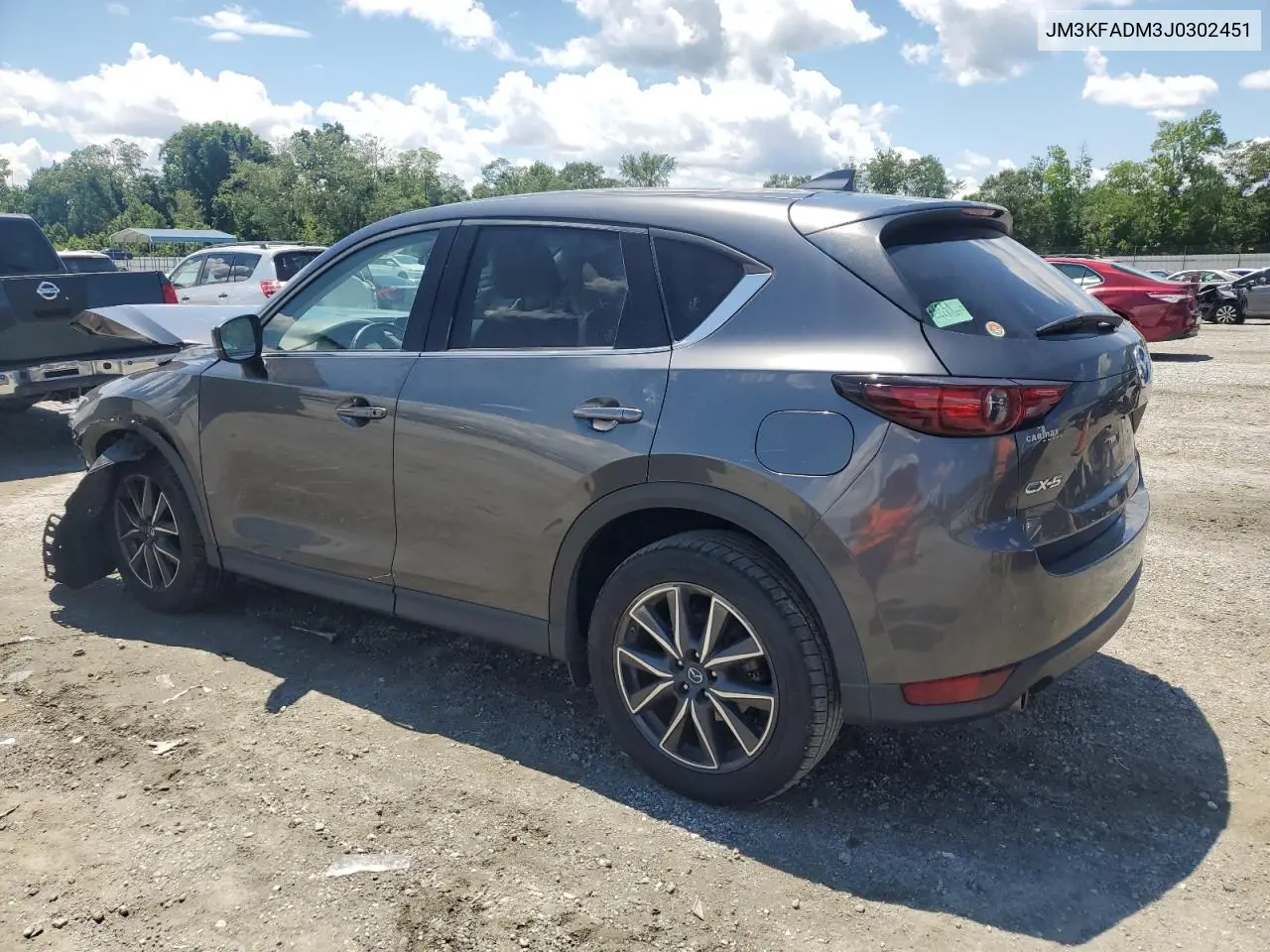 2018 Mazda Cx-5 Grand Touring VIN: JM3KFADM3J0302451 Lot: 63234555