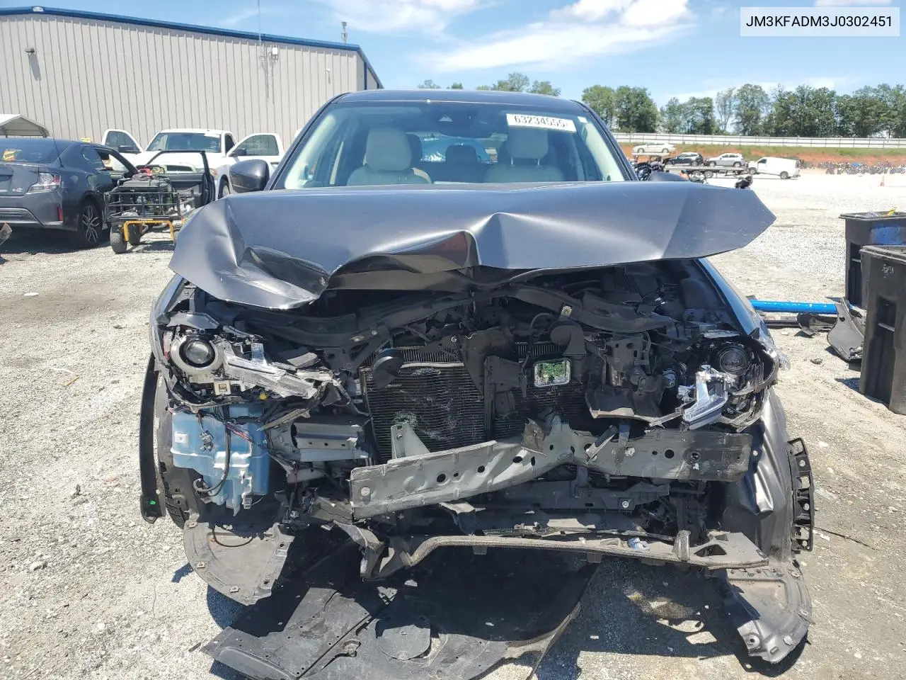 2018 Mazda Cx-5 Grand Touring VIN: JM3KFADM3J0302451 Lot: 63234555