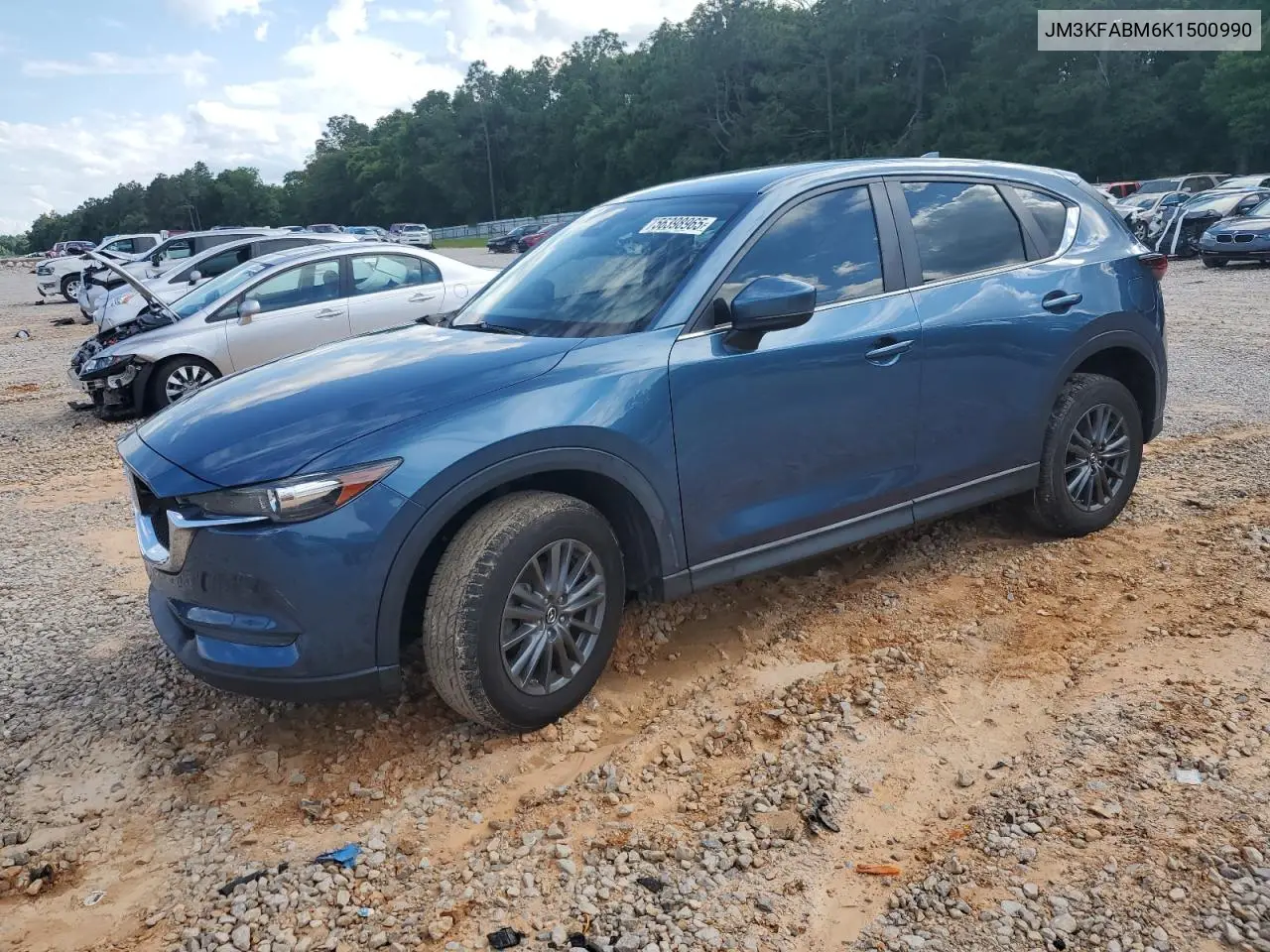 2019 Mazda Cx-5 Sport VIN: JM3KFABM6K1500990 Lot: 56398965