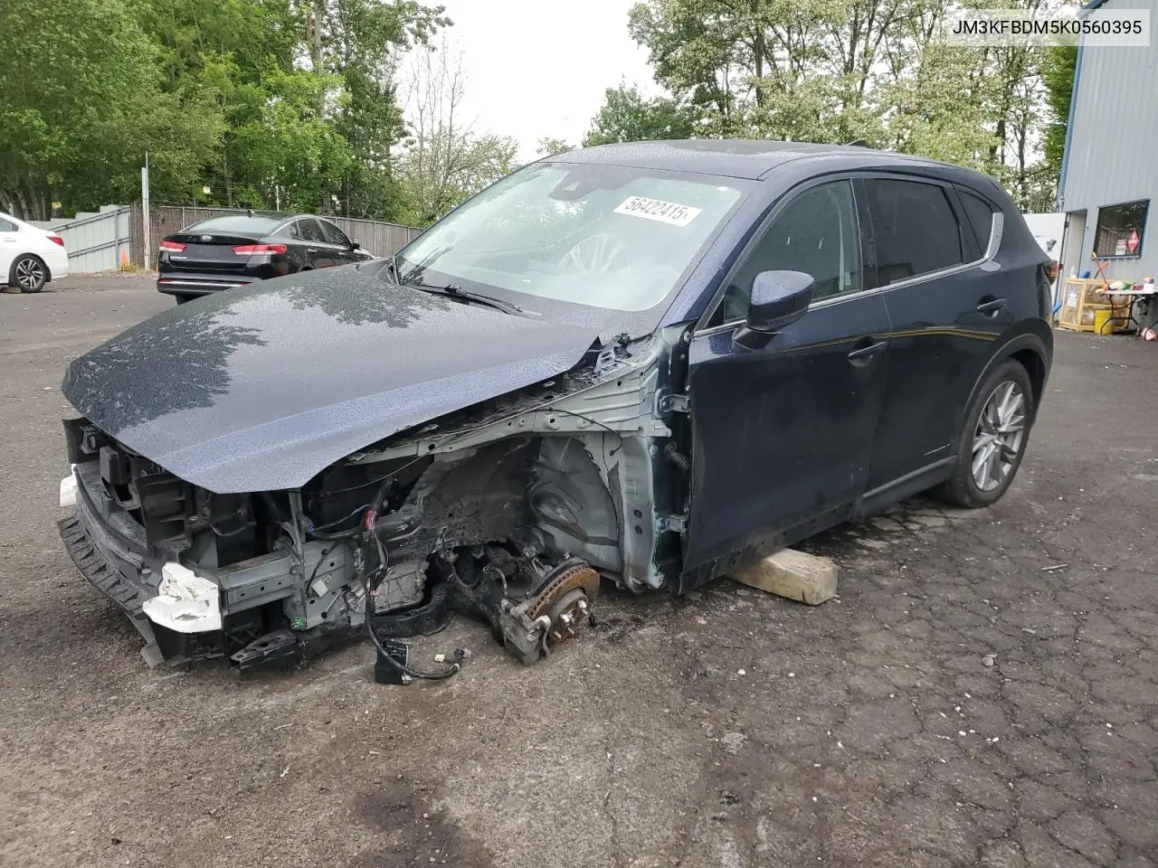 2019 Mazda Cx-5 Grand Touring VIN: JM3KFBDM5K0560395 Lot: 56422415