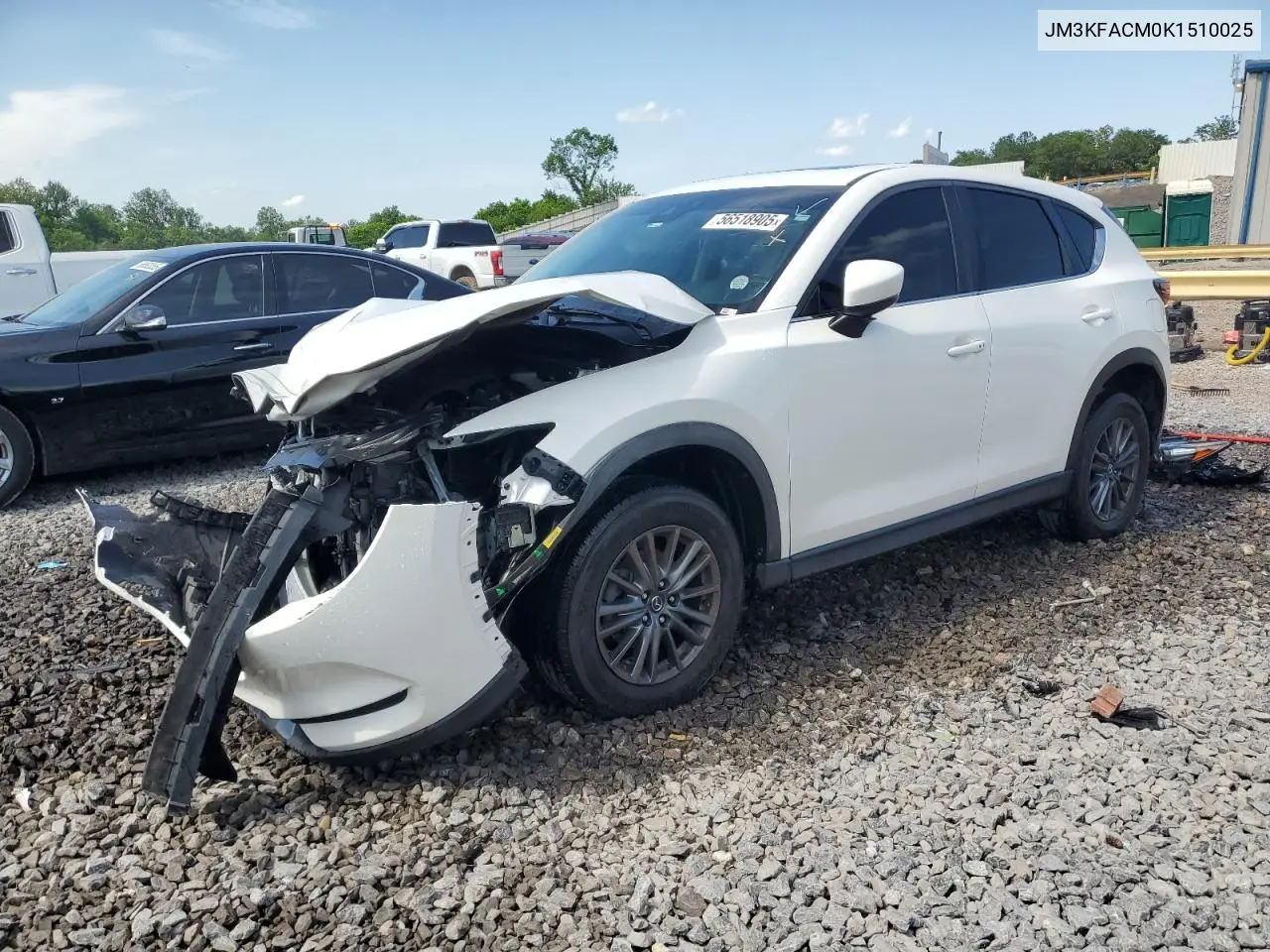 2019 Mazda Cx-5 Touring VIN: JM3KFACM0K1510025 Lot: 56518905