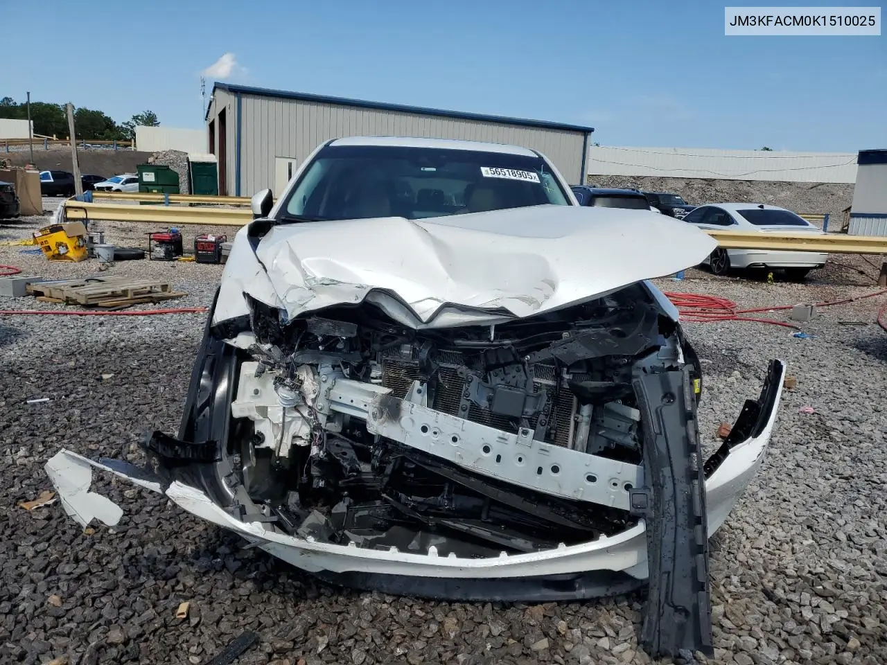 2019 Mazda Cx-5 Touring VIN: JM3KFACM0K1510025 Lot: 56518905