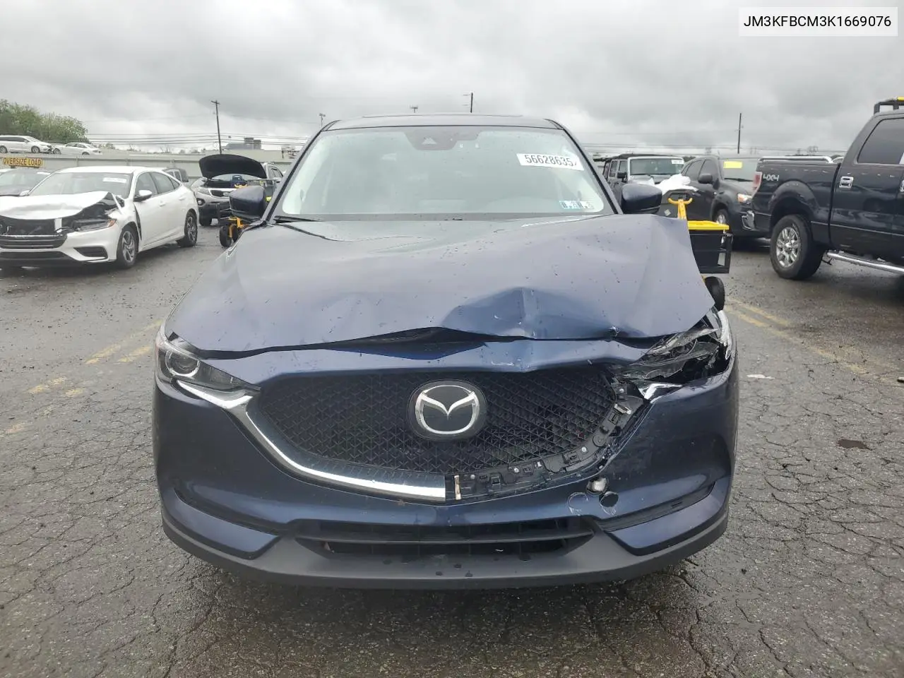2019 Mazda Cx-5 Touring VIN: JM3KFBCM3K1669076 Lot: 56628635