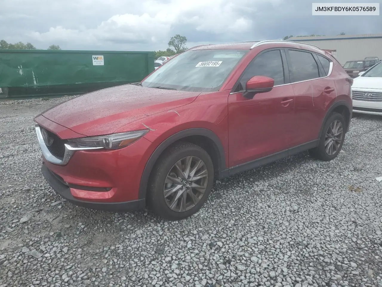 2019 Mazda Cx-5 Grand Touring Reserve VIN: JM3KFBDY6K0576589 Lot: 56692195