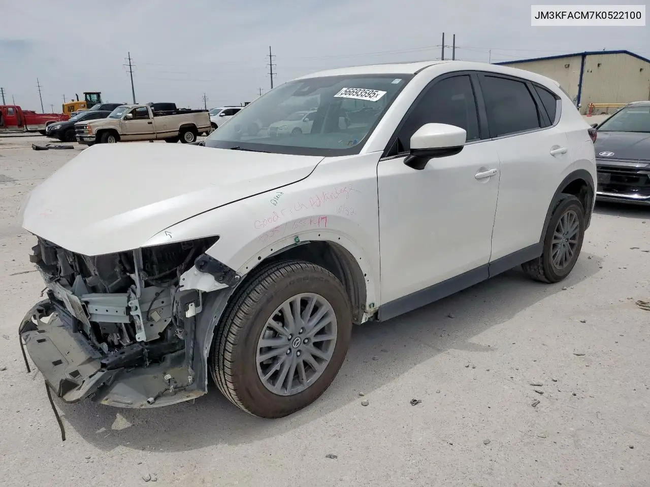 2019 Mazda Cx-5 Touring VIN: JM3KFACM7K0522100 Lot: 56693595