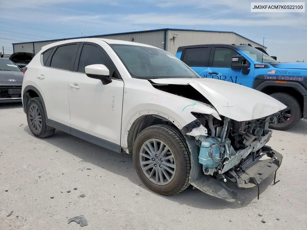2019 Mazda Cx-5 Touring VIN: JM3KFACM7K0522100 Lot: 56693595