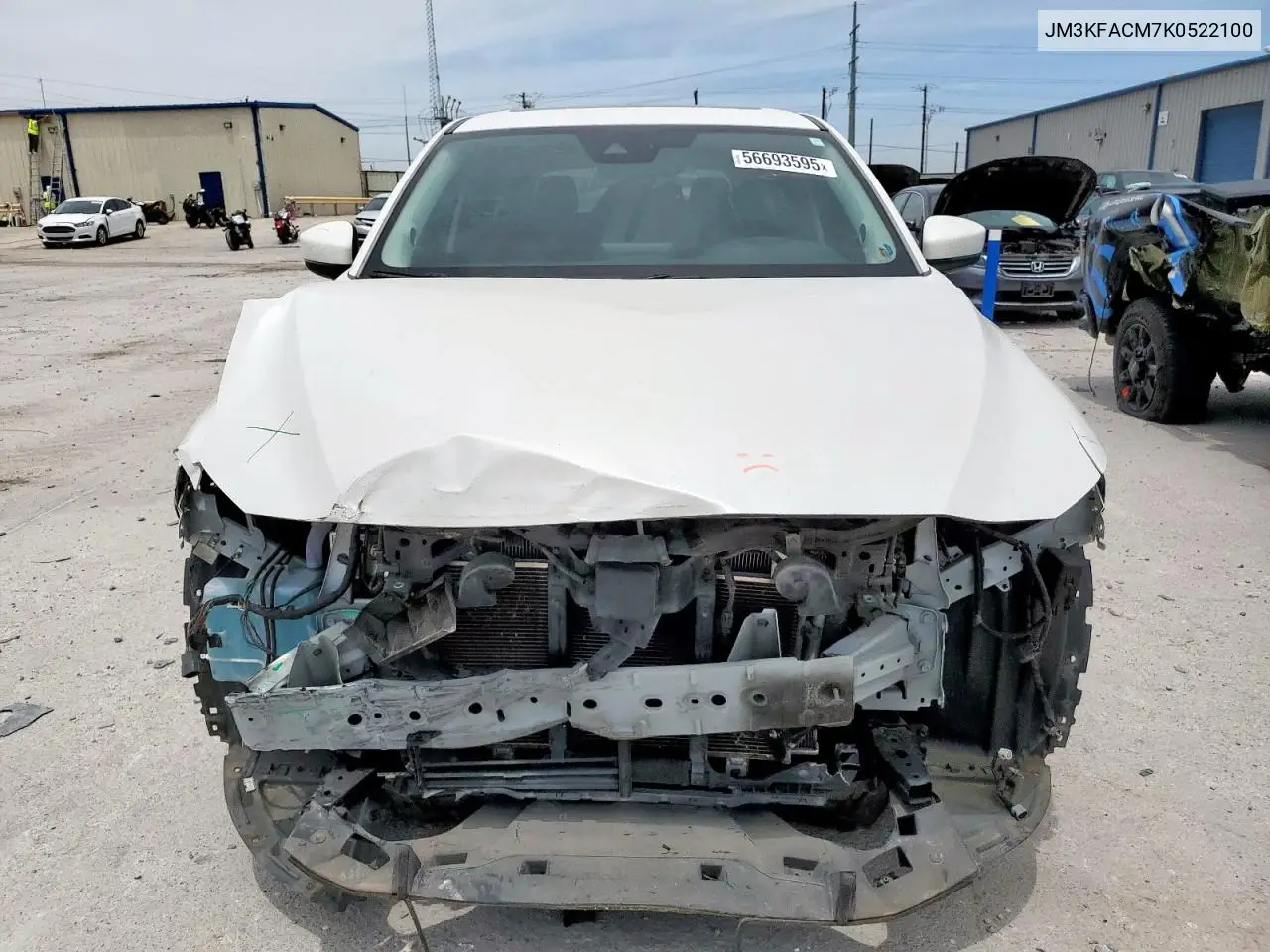 2019 Mazda Cx-5 Touring VIN: JM3KFACM7K0522100 Lot: 56693595