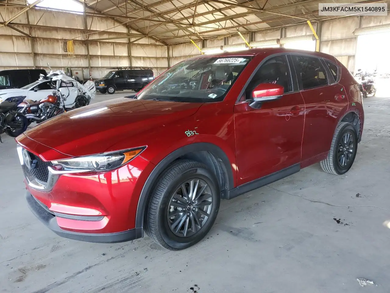 2019 Mazda Cx-5 Touring VIN: JM3KFACM5K1540895 Lot: 56766225
