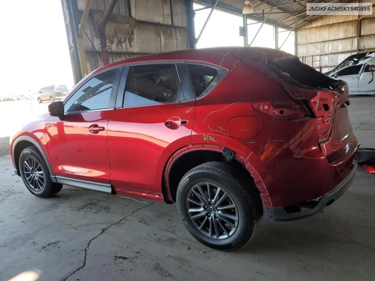 2019 Mazda Cx-5 Touring VIN: JM3KFACM5K1540895 Lot: 56766225