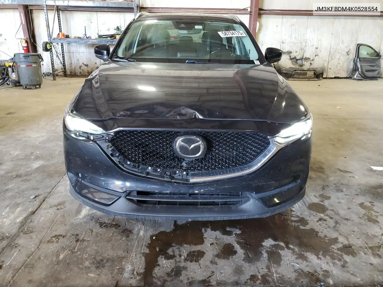 2019 Mazda Cx-5 Grand Touring VIN: JM3KFBDM4K0528554 Lot: 58734175
