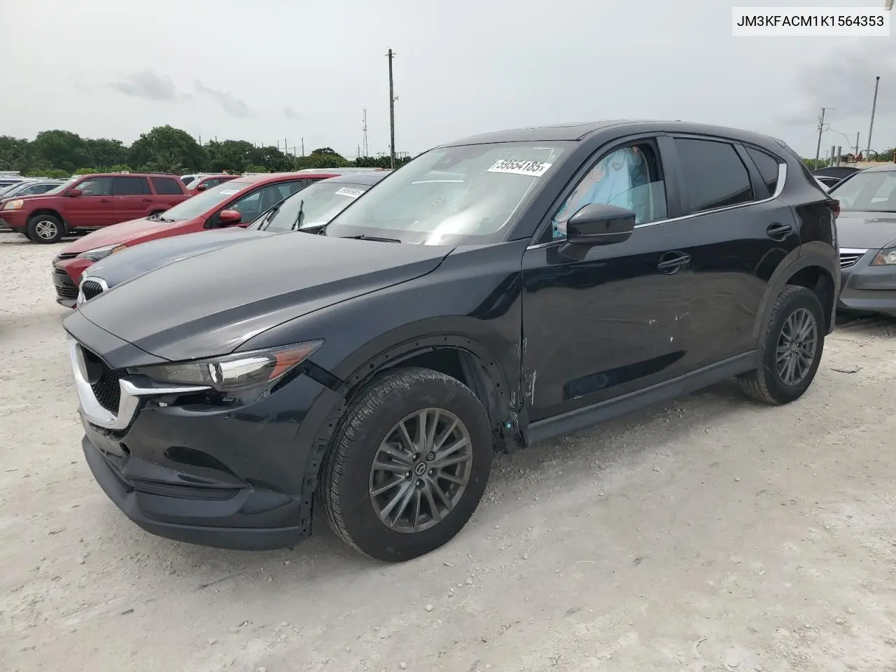 2019 Mazda Cx-5 Touring VIN: JM3KFACM1K1564353 Lot: 59554185