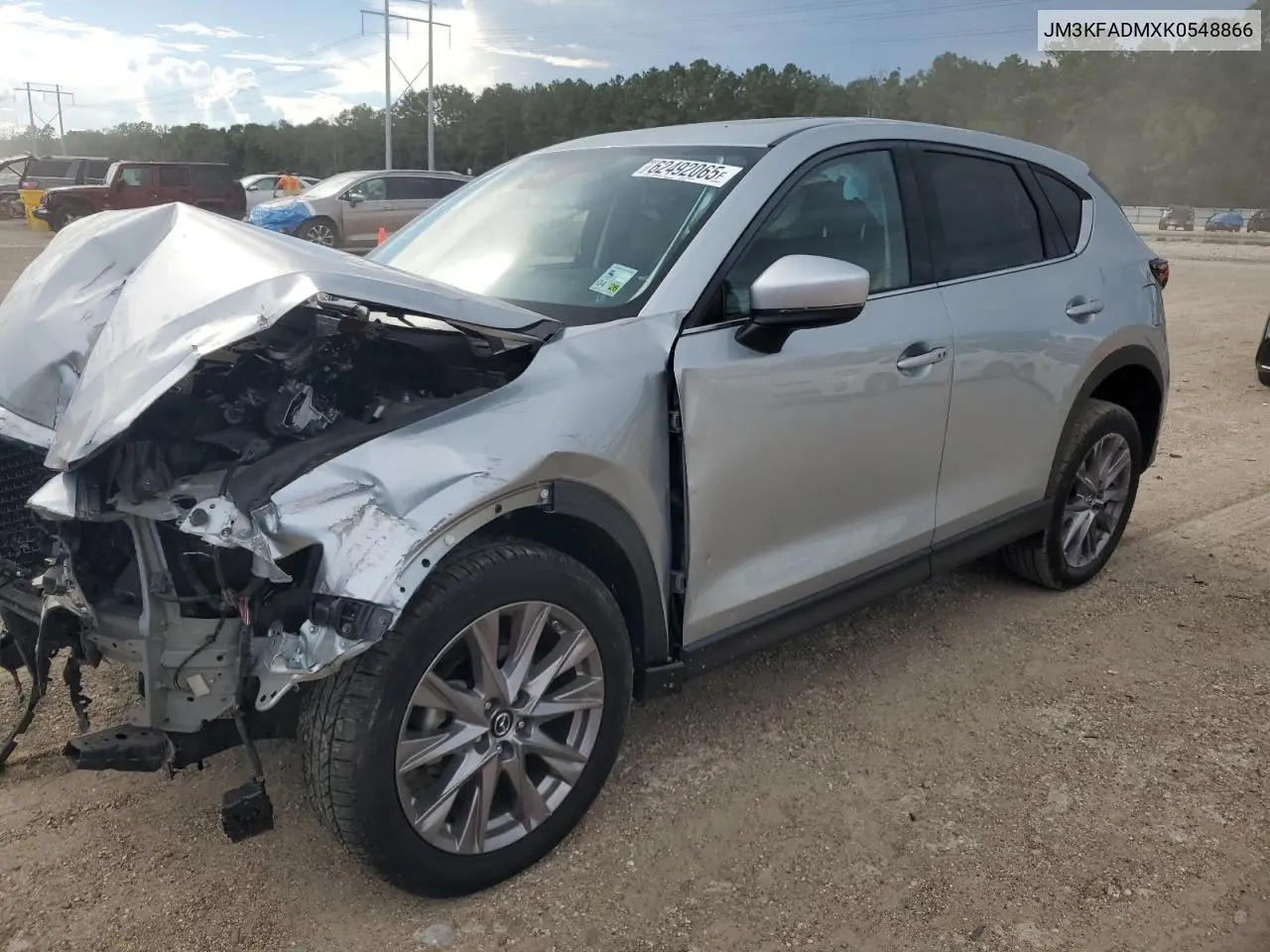 2019 Mazda Cx-5 Grand Touring VIN: JM3KFADMXK0548866 Lot: 62492065