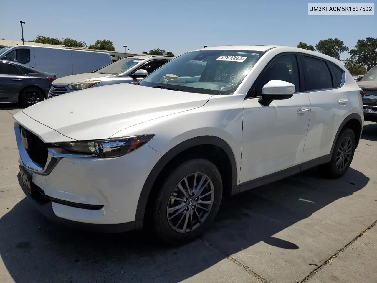 2019 Mazda Cx-5 Touring VIN: JM3KFACM5K1537592 Lot: 62610665