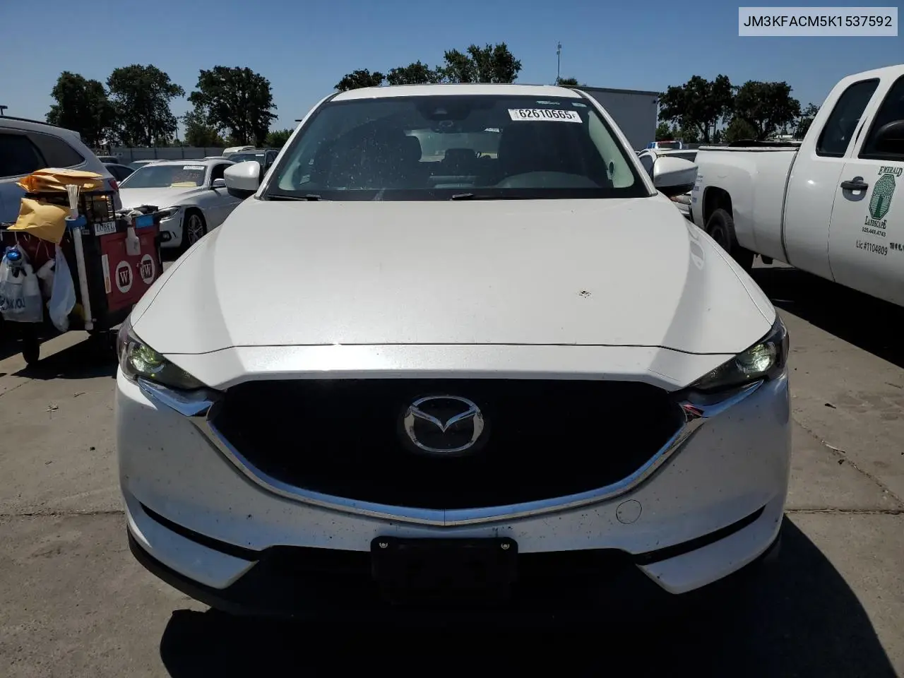 2019 Mazda Cx-5 Touring VIN: JM3KFACM5K1537592 Lot: 62610665
