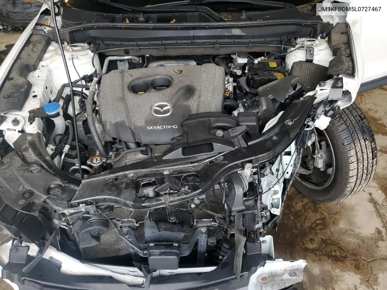 2020 Mazda Cx-5 Grand Touring VIN: JM3KFBDM5L0727467 Lot: 56931185
