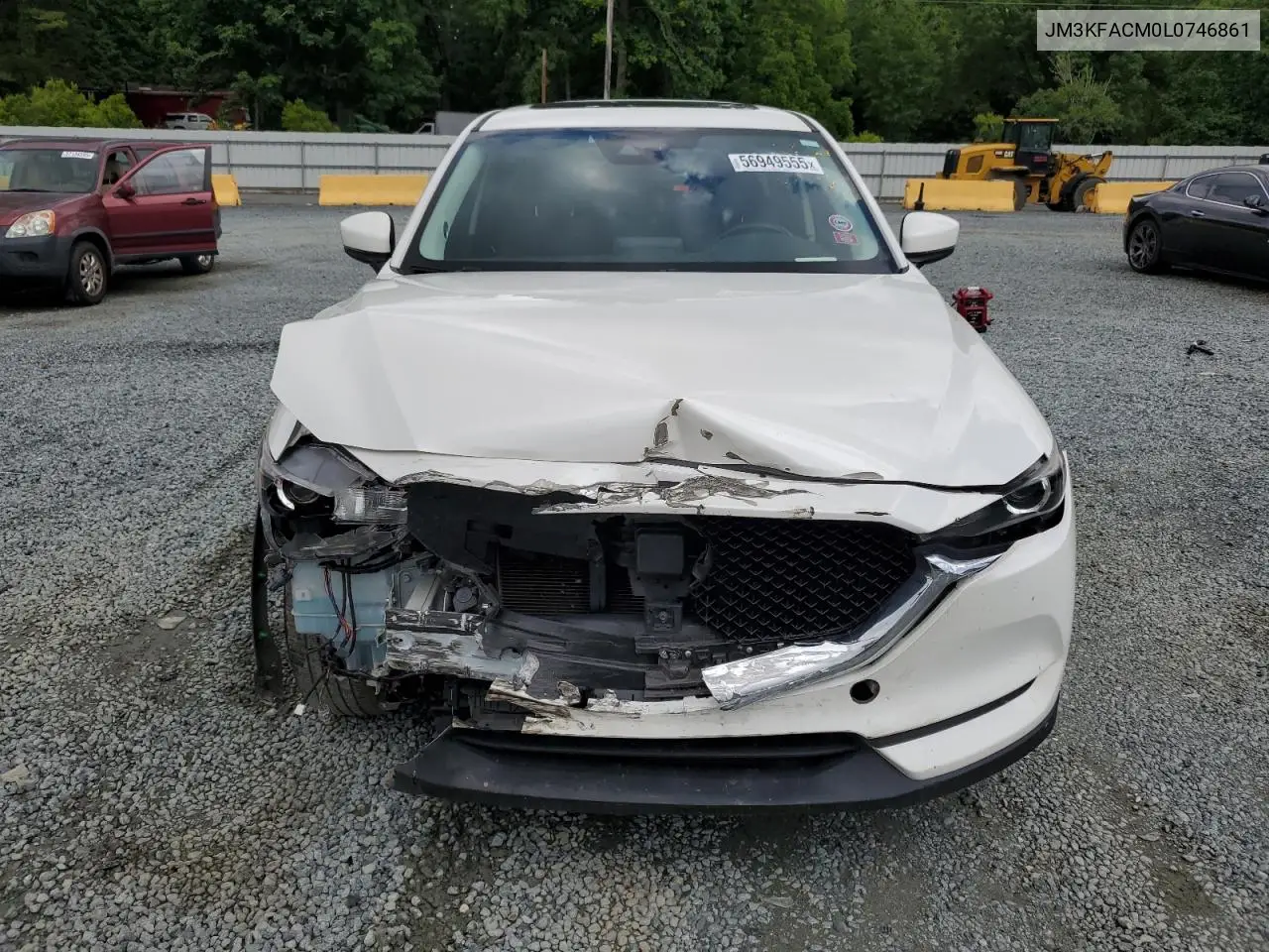 2020 Mazda Cx-5 Touring VIN: JM3KFACM0L0746861 Lot: 56949555