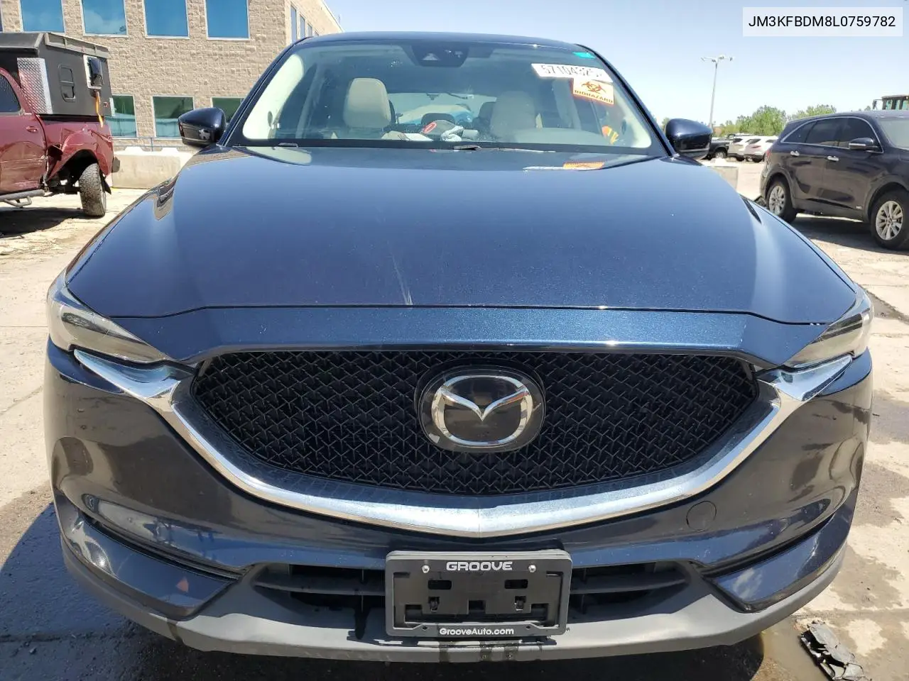 2020 Mazda Cx-5 Grand Touring VIN: JM3KFBDM8L0759782 Lot: 57104325
