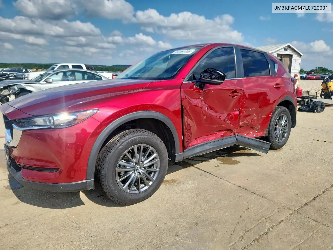 2020 Mazda Cx-5 Touring VIN: JM3KFACM7L0720001 Lot: 58964405