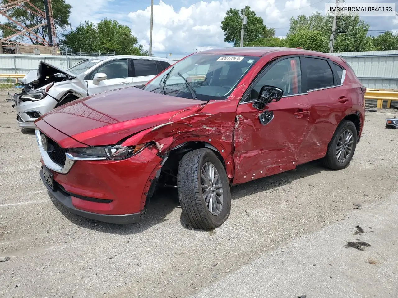 2020 Mazda Cx-5 Touring VIN: JM3KFBCM6L0846193 Lot: 62017265