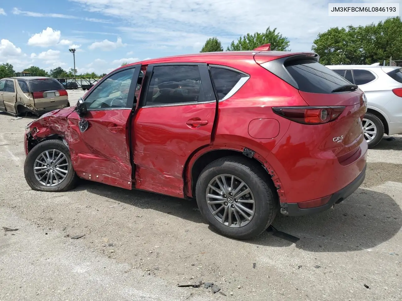 2020 Mazda Cx-5 Touring VIN: JM3KFBCM6L0846193 Lot: 62017265