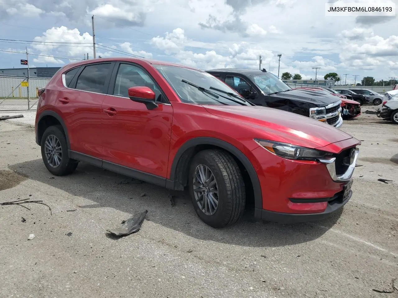 2020 Mazda Cx-5 Touring VIN: JM3KFBCM6L0846193 Lot: 62017265