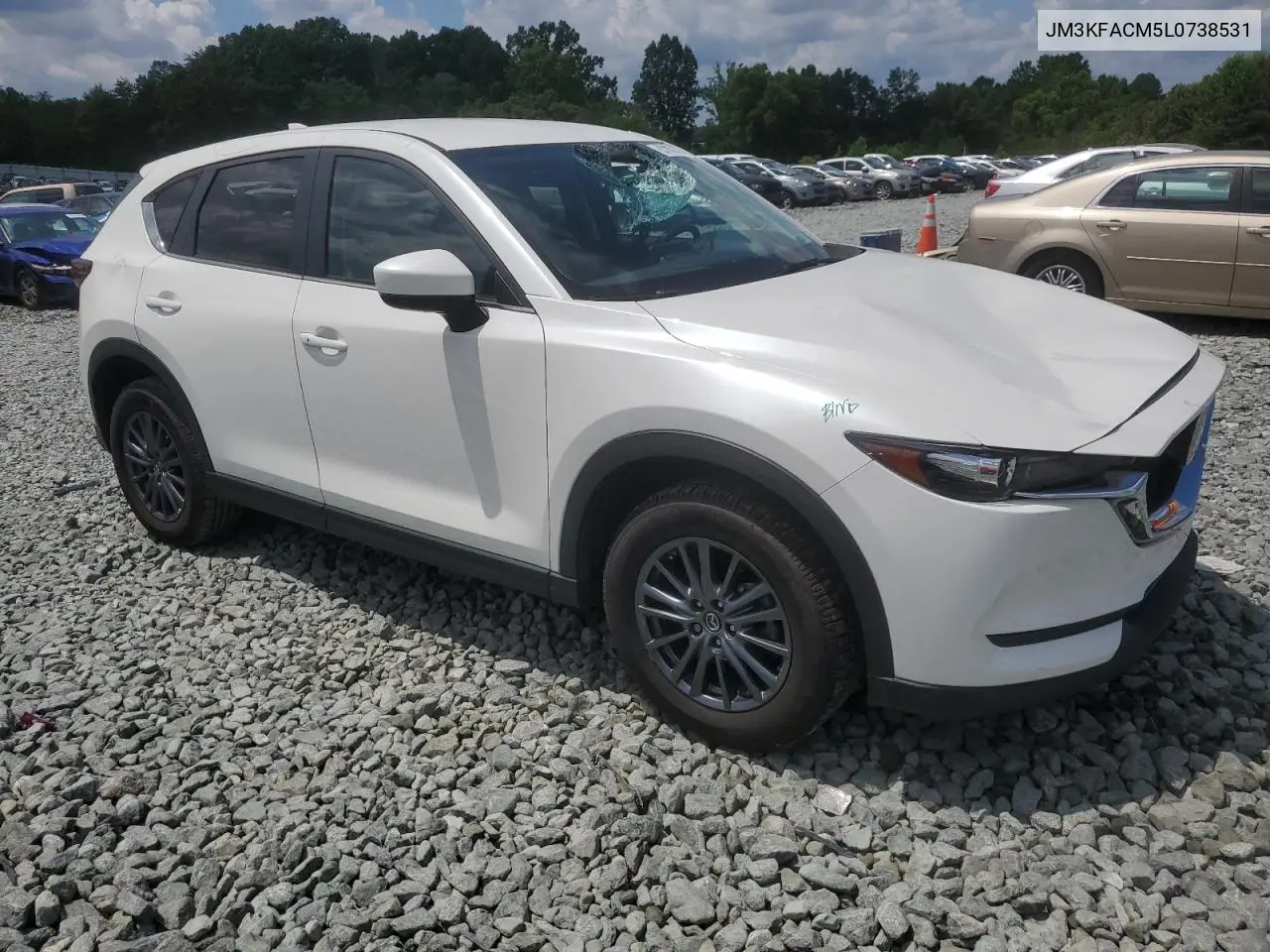2020 Mazda Cx-5 Touring VIN: JM3KFACM5L0738531 Lot: 63187945