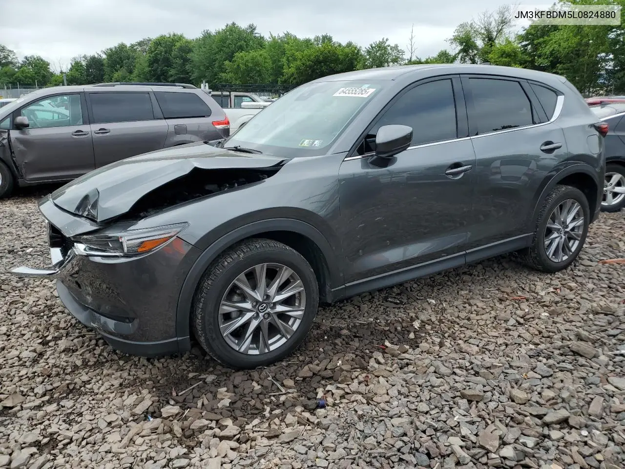 2020 Mazda Cx-5 Grand Touring VIN: JM3KFBDM5L0824880 Lot: 64555285