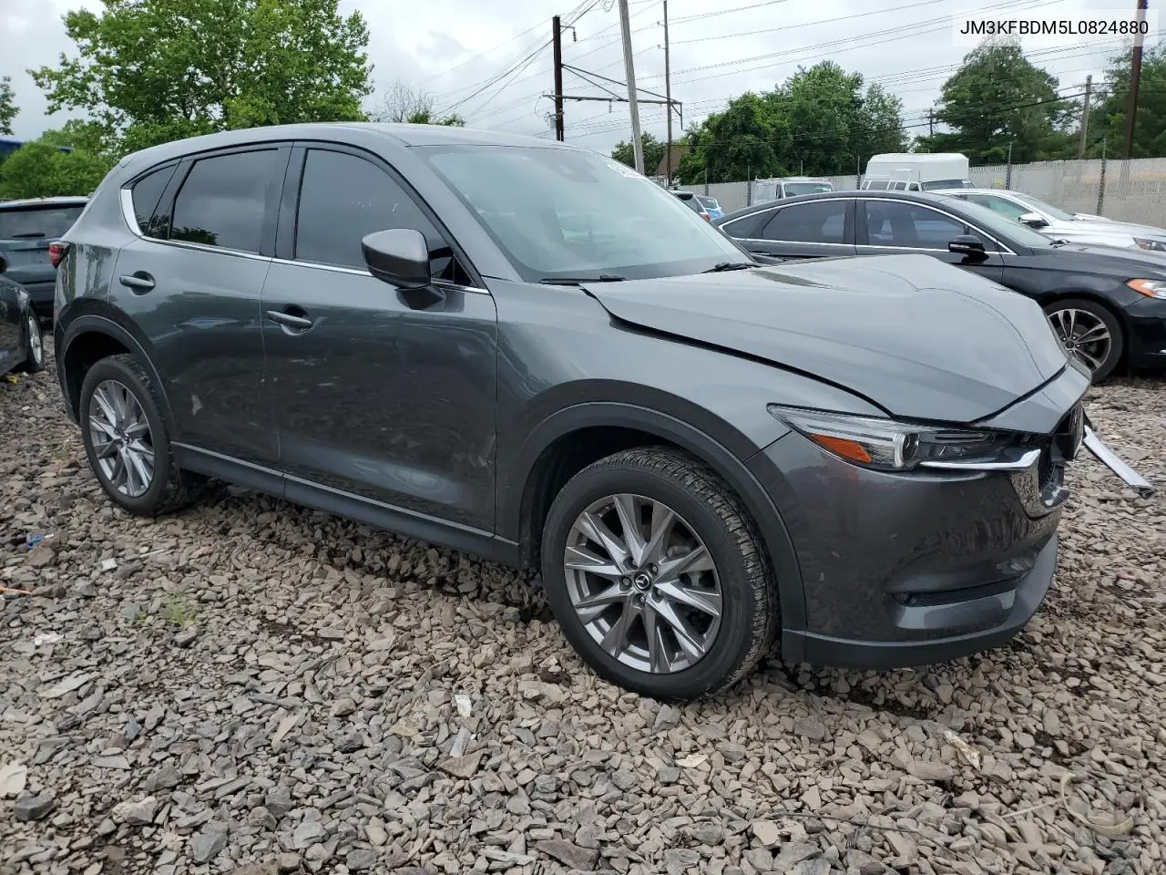 2020 Mazda Cx-5 Grand Touring VIN: JM3KFBDM5L0824880 Lot: 64555285