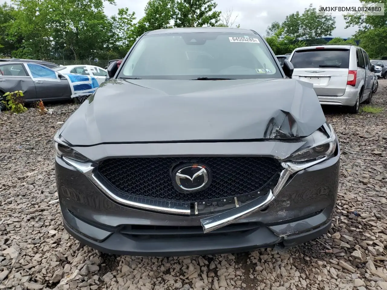 2020 Mazda Cx-5 Grand Touring VIN: JM3KFBDM5L0824880 Lot: 64555285