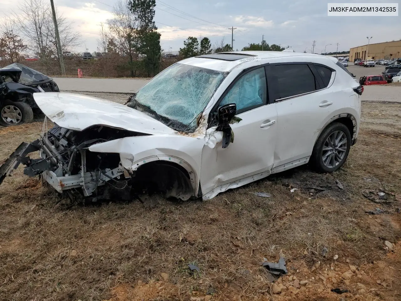 2021 Mazda Cx-5 Grand Touring VIN: JM3KFADM2M1342535 Lot: 43146575