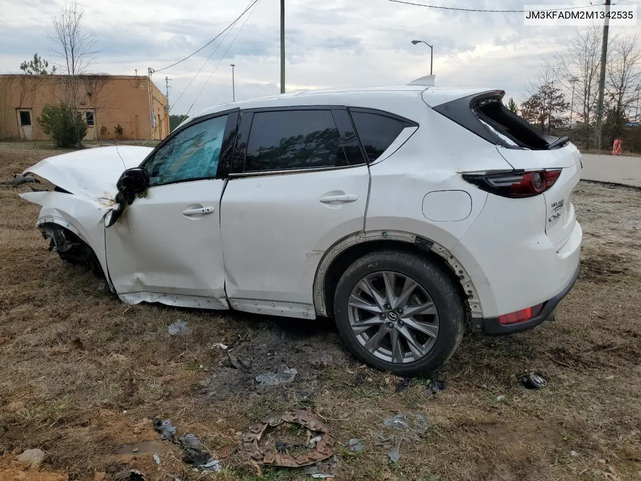 2021 Mazda Cx-5 Grand Touring VIN: JM3KFADM2M1342535 Lot: 43146575