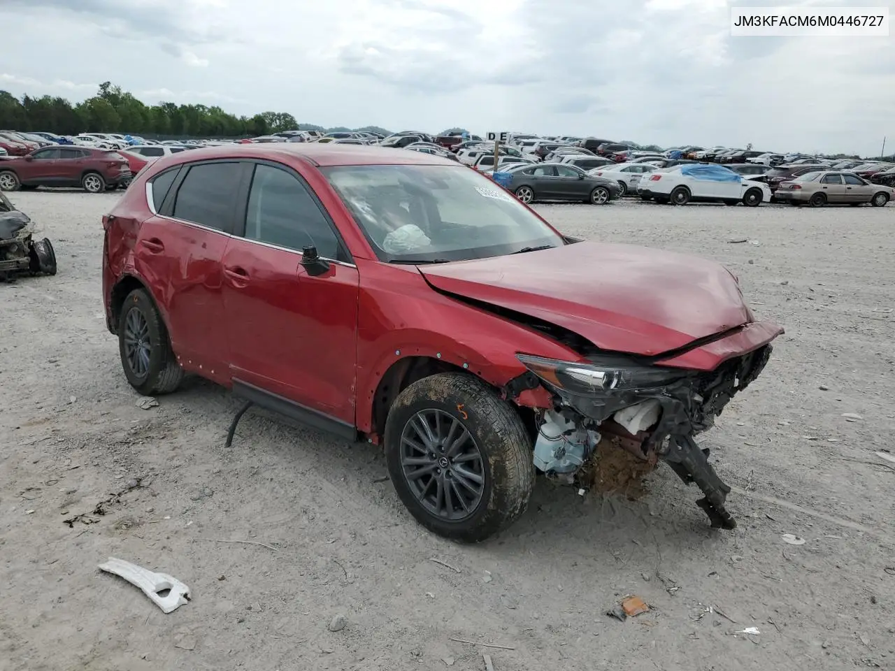 2021 Mazda Cx-5 Touring VIN: JM3KFACM6M0446727 Lot: 53952165