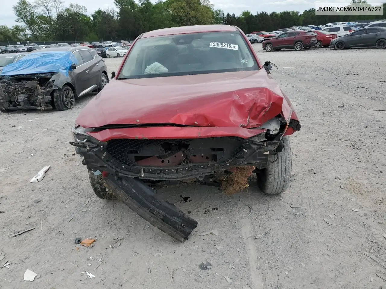 2021 Mazda Cx-5 Touring VIN: JM3KFACM6M0446727 Lot: 53952165