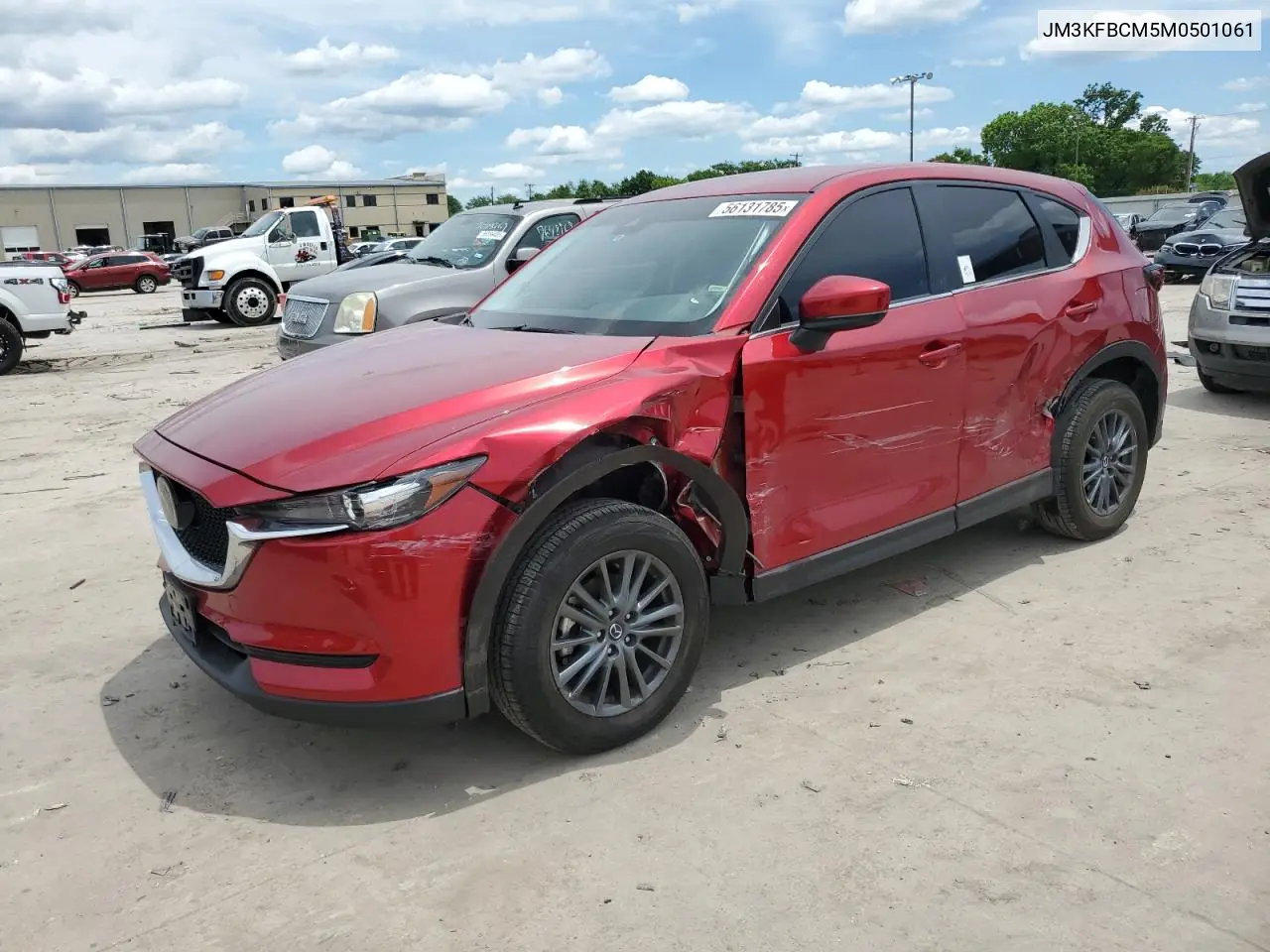 2021 Mazda Cx-5 Touring VIN: JM3KFBCM5M0501061 Lot: 56131785