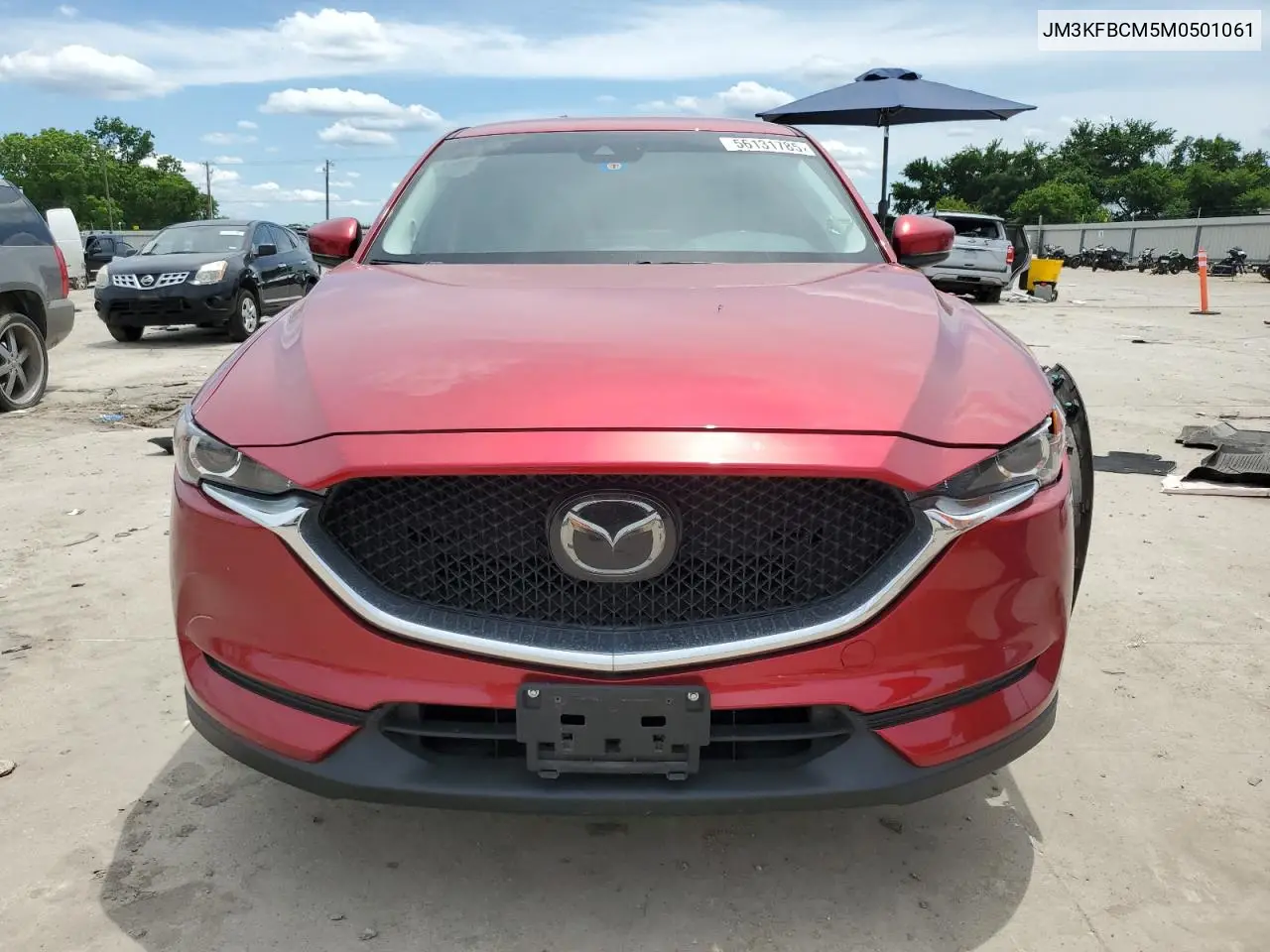 2021 Mazda Cx-5 Touring VIN: JM3KFBCM5M0501061 Lot: 56131785