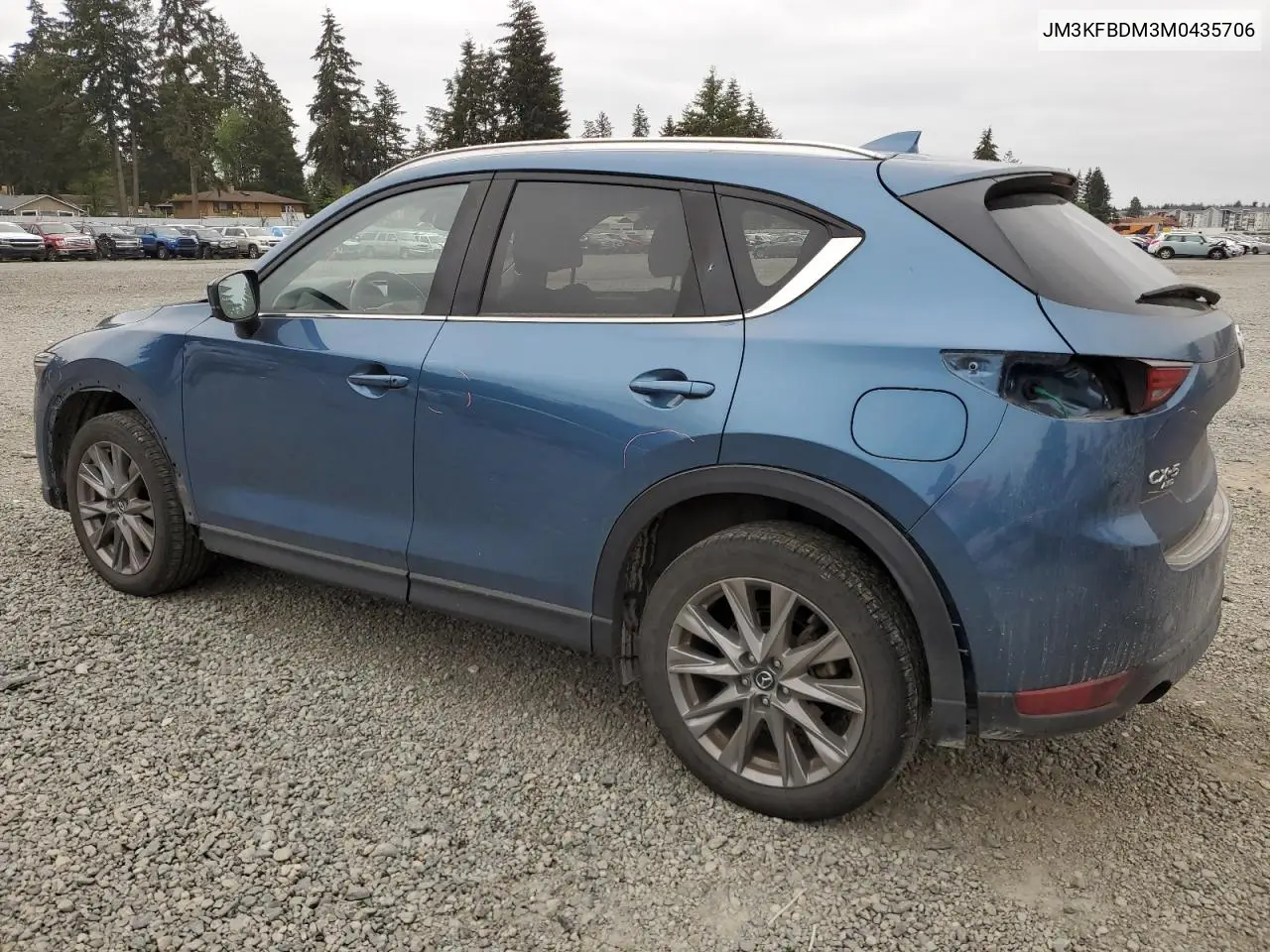 2021 Mazda Cx-5 Grand Touring VIN: JM3KFBDM3M0435706 Lot: 56565455