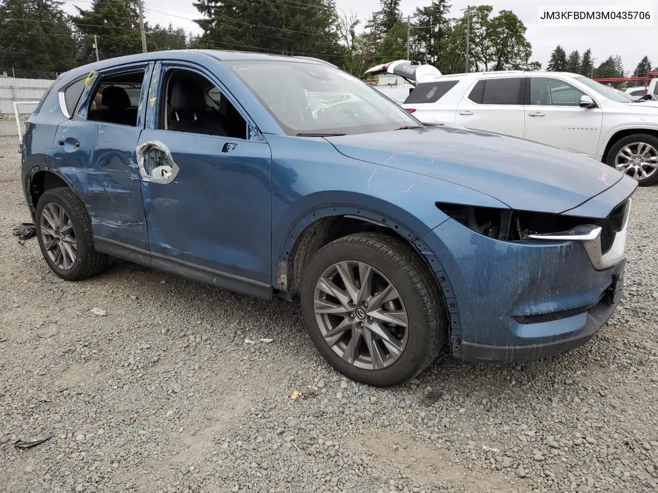 2021 Mazda Cx-5 Grand Touring VIN: JM3KFBDM3M0435706 Lot: 56565455