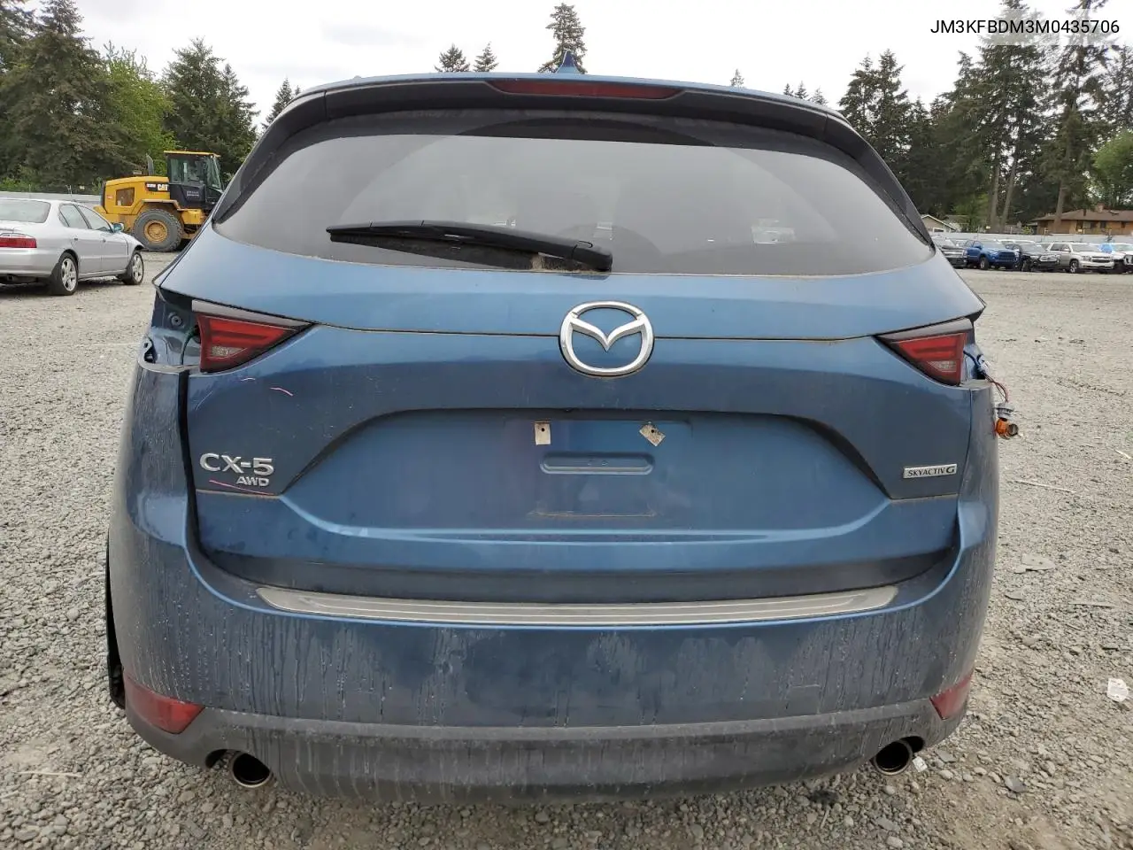 2021 Mazda Cx-5 Grand Touring VIN: JM3KFBDM3M0435706 Lot: 56565455