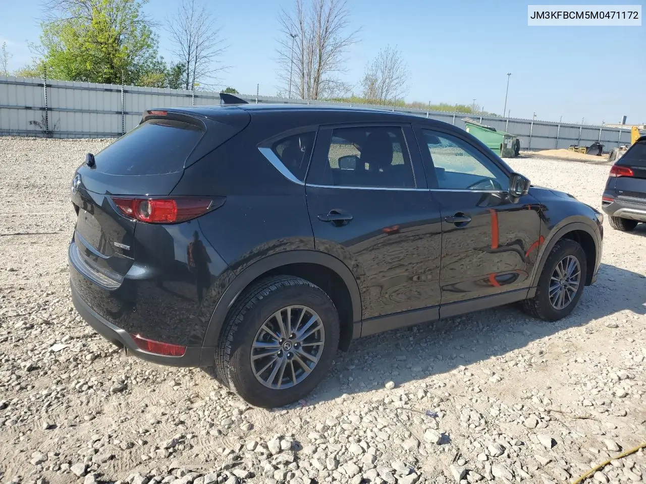2021 Mazda Cx-5 Touring VIN: JM3KFBCM5M0471172 Lot: 56646065