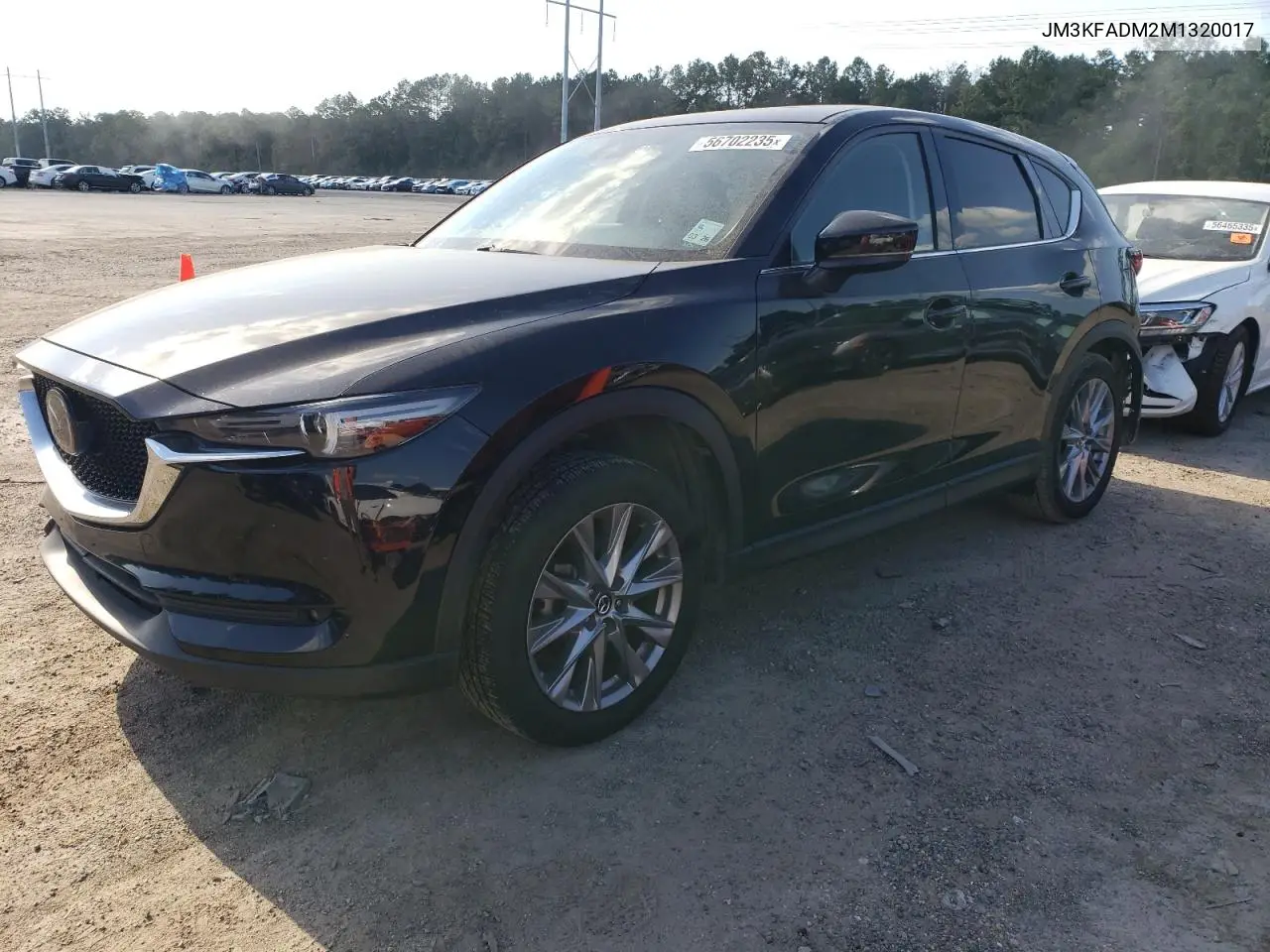 2021 Mazda Cx-5 Grand Touring VIN: JM3KFADM2M1320017 Lot: 56702235