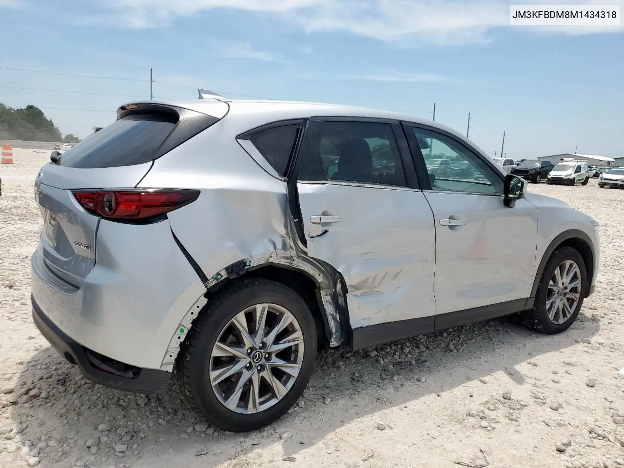 2021 Mazda Cx-5 Grand Touring VIN: JM3KFBDM8M1434318 Lot: 56742345
