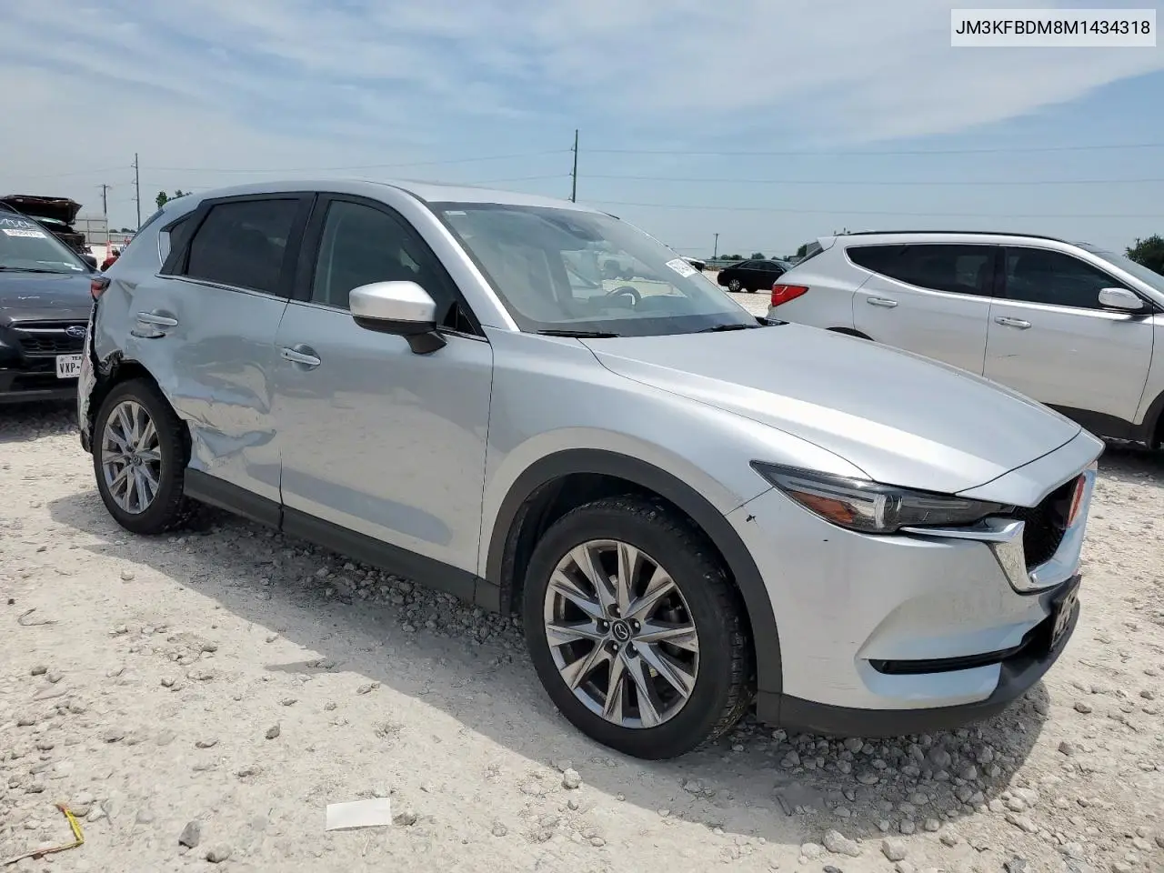2021 Mazda Cx-5 Grand Touring VIN: JM3KFBDM8M1434318 Lot: 56742345