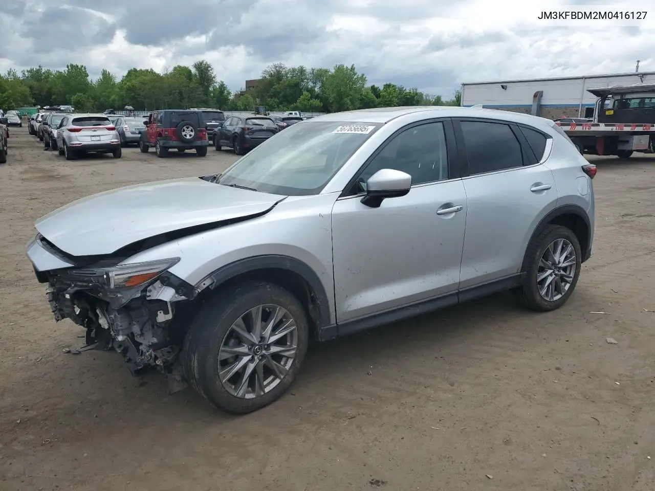 2021 Mazda Cx-5 Grand Touring VIN: JM3KFBDM2M0416127 Lot: 56765695