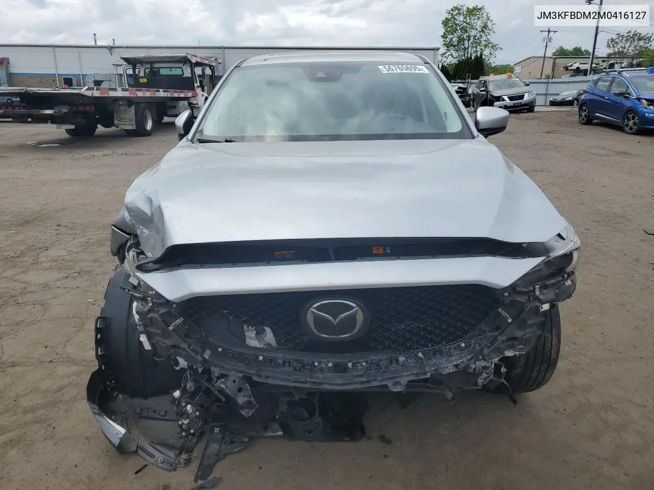 2021 Mazda Cx-5 Grand Touring VIN: JM3KFBDM2M0416127 Lot: 56765695