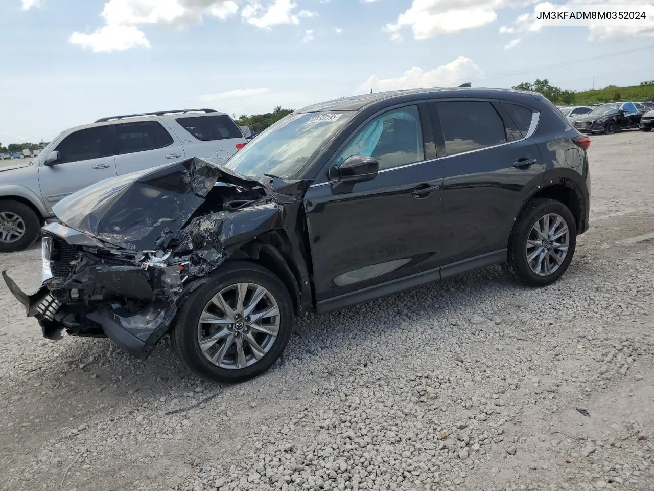 2021 Mazda Cx-5 Grand Touring VIN: JM3KFADM8M0352024 Lot: 58703595