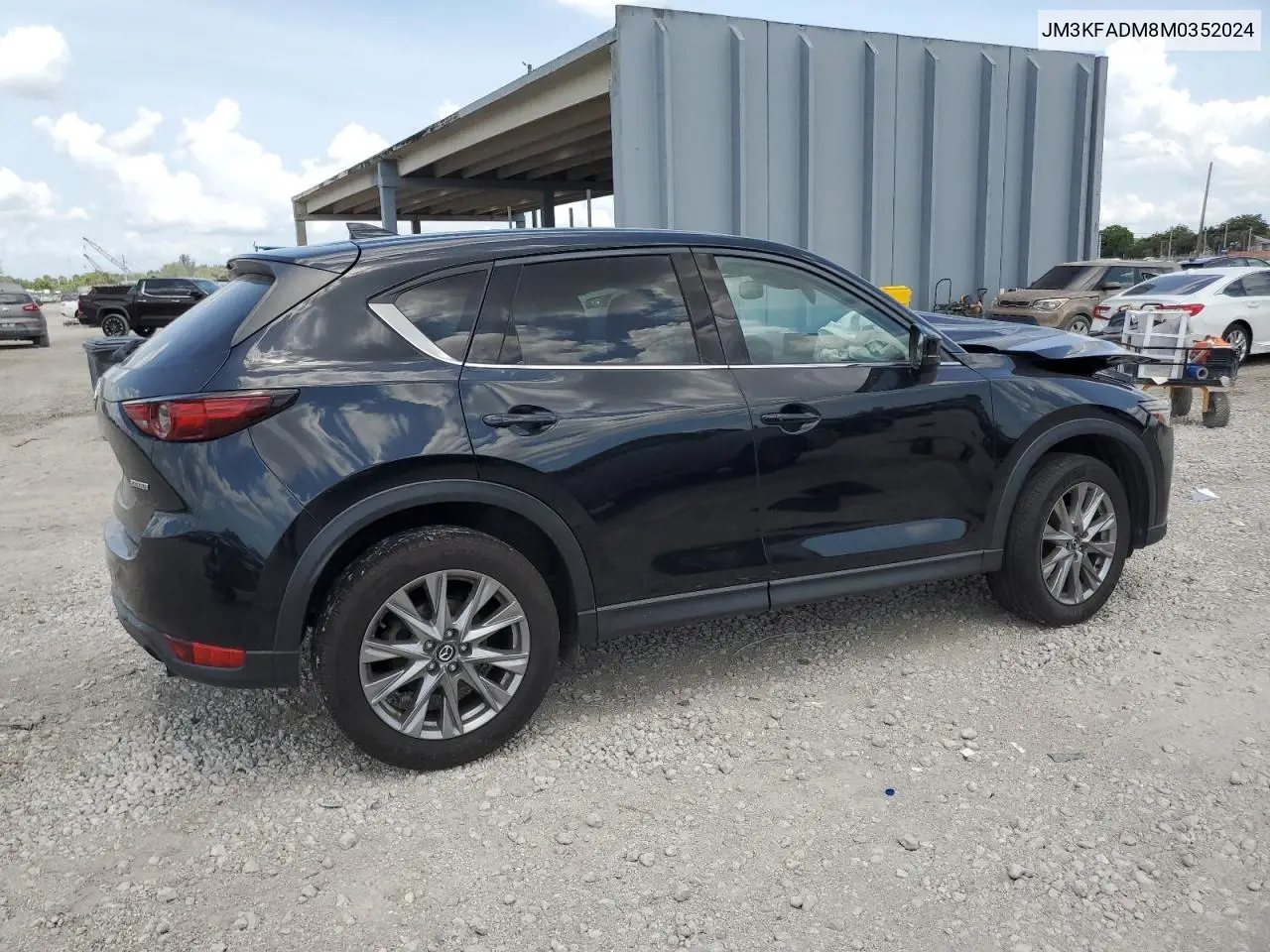 2021 Mazda Cx-5 Grand Touring VIN: JM3KFADM8M0352024 Lot: 58703595