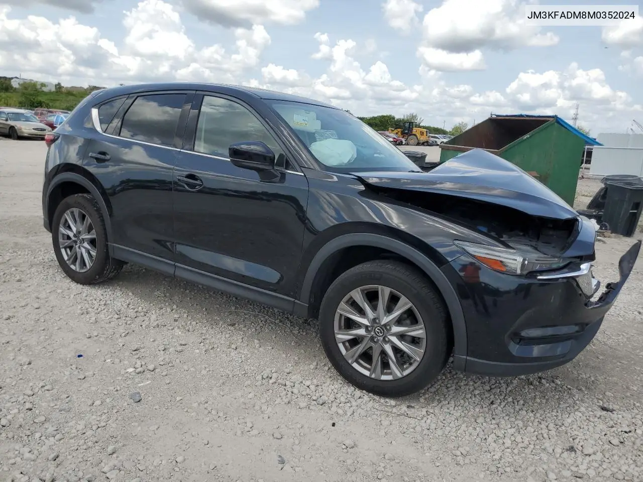 2021 Mazda Cx-5 Grand Touring VIN: JM3KFADM8M0352024 Lot: 58703595